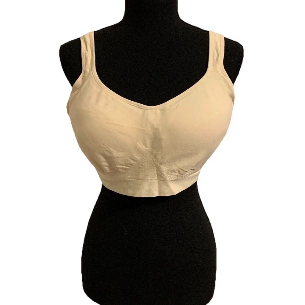 Truekind Daily Comfort Wireless Shaping Bra Beige Size 2XL NWT